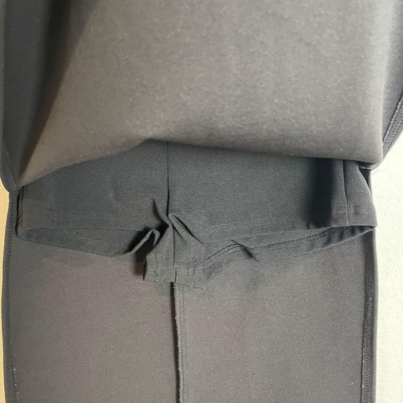 Vtg Y2k Edgy Romantic Renee Lauren HighSlit Black Skirt Built in Short S Minimal - Picture 2 of 12